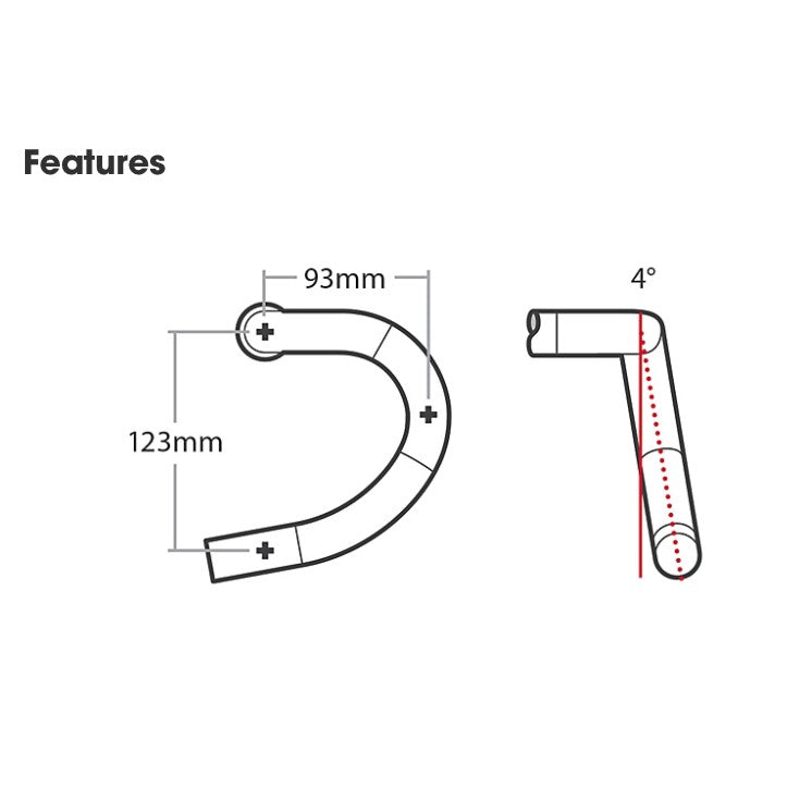 BONTRAGER ELITE AERO VR-CF ROAD HANDLEBAR