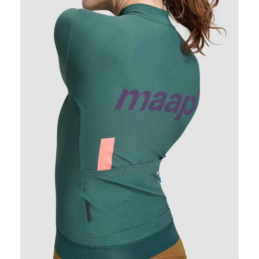 MAAP Women's Training LS Jersey DEEP GREEN