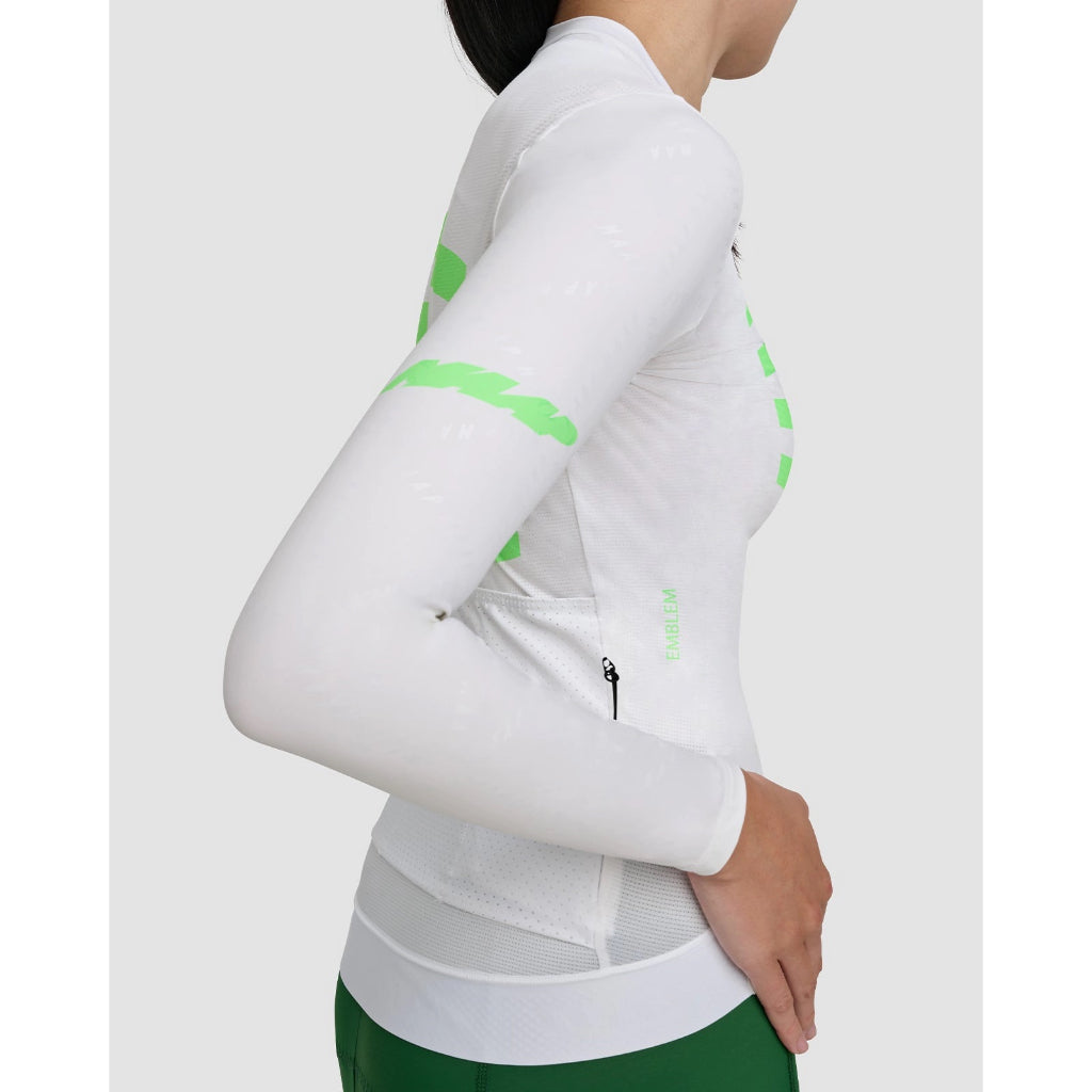 MAAP Women's Sphere Pro Hex LS Jersey 2.0 White