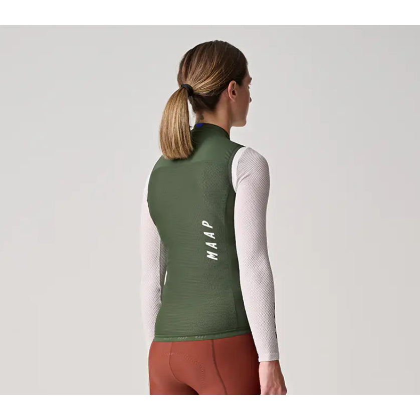 MAAP Women's Draft Team Vest BRONZE GREEN