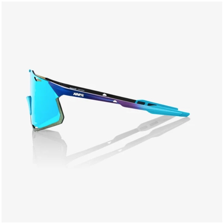 RIDE 100% HYPERCRAFT® Matte Metallic Into the Fade Blue Topaz Multilayer Mirror Lens