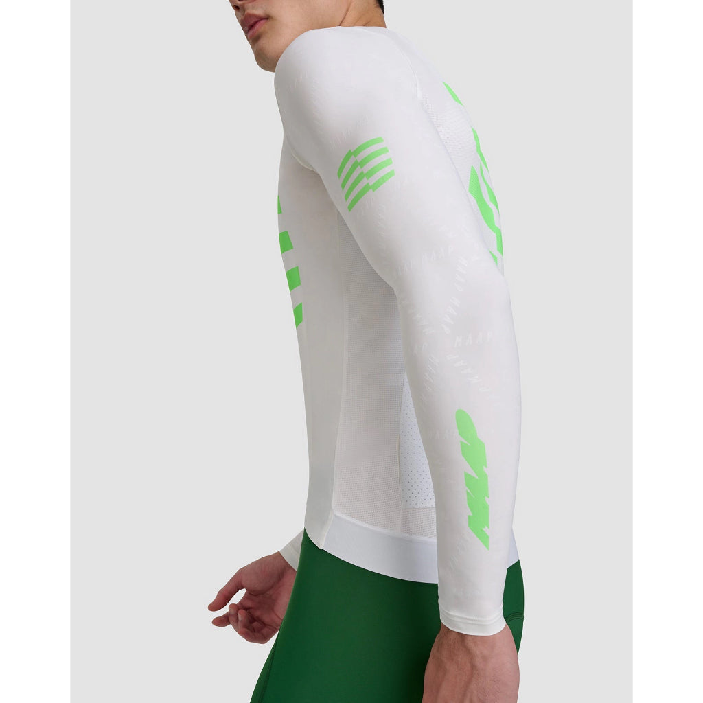 MAAP Sphere Pro Hex LS Jersey 2.0 White