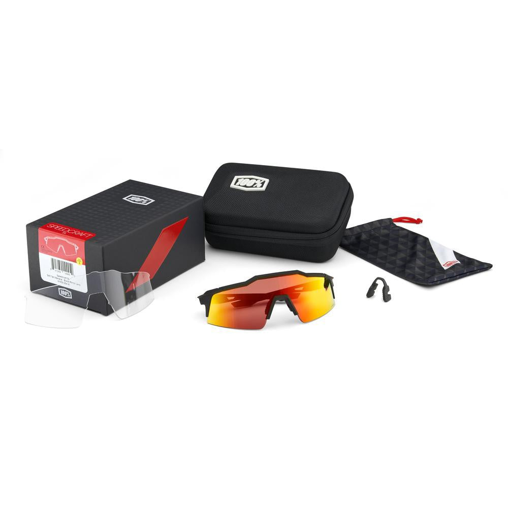 100% SPEEDCRAFT SL Soft Tact Coral Smoke Lens