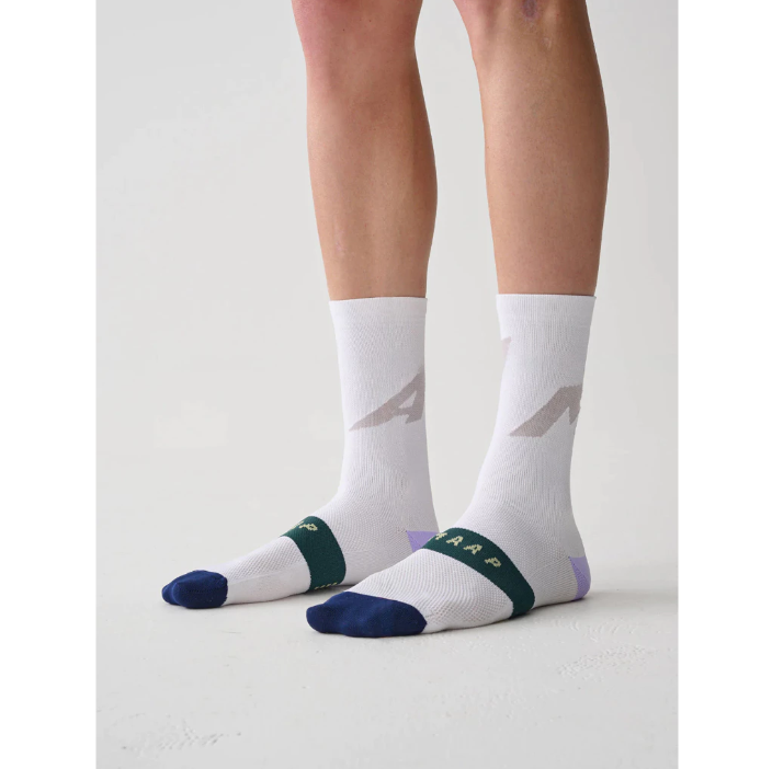 MAAP Level Sock White/Heather Mix