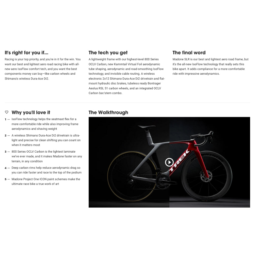 TREK Madone SLR 9 Gen 7 Satin Quicksilver