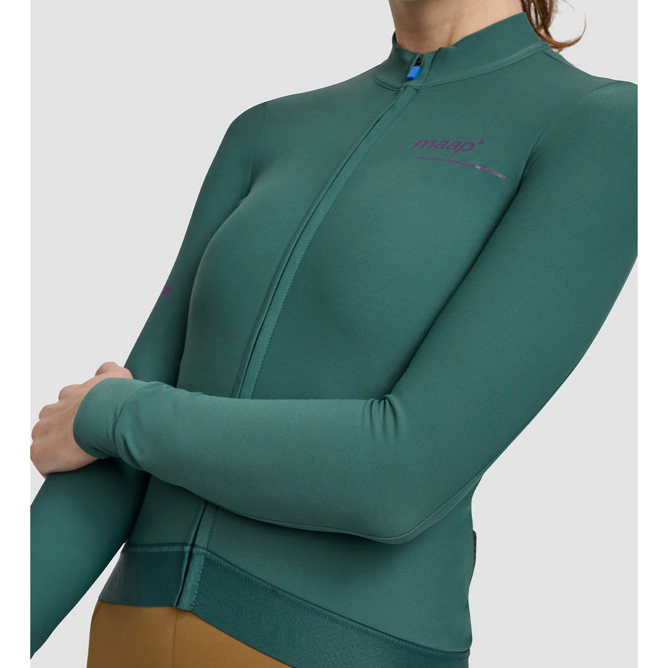 MAAP Women's Training LS Jersey DEEP GREEN