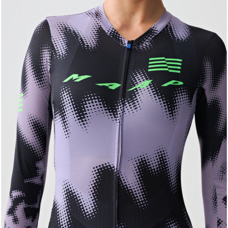 MAAP Women's LPW Pro Air LS Jersey 2.0 - Purple Ash/Black