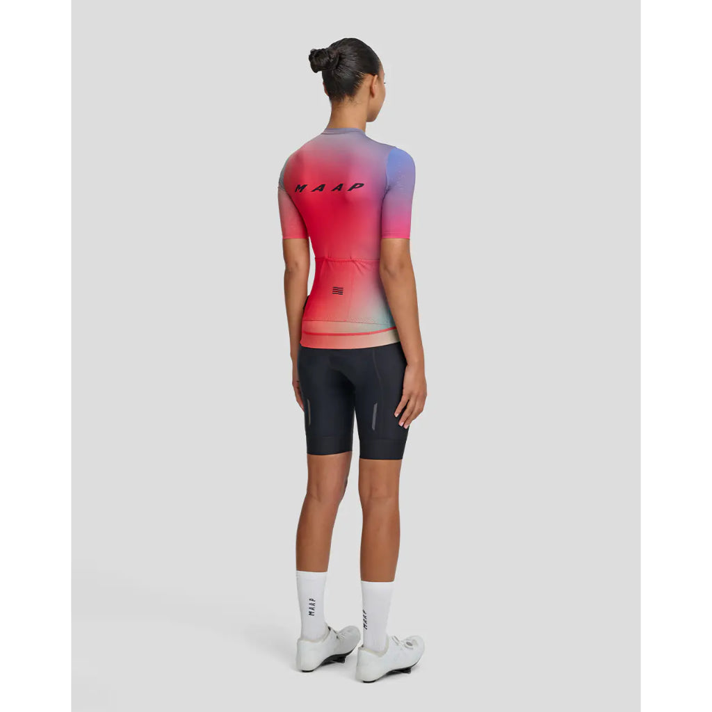 MAAP Women's Blurred Out Pro Hex Jersey 2.0 Red Mix