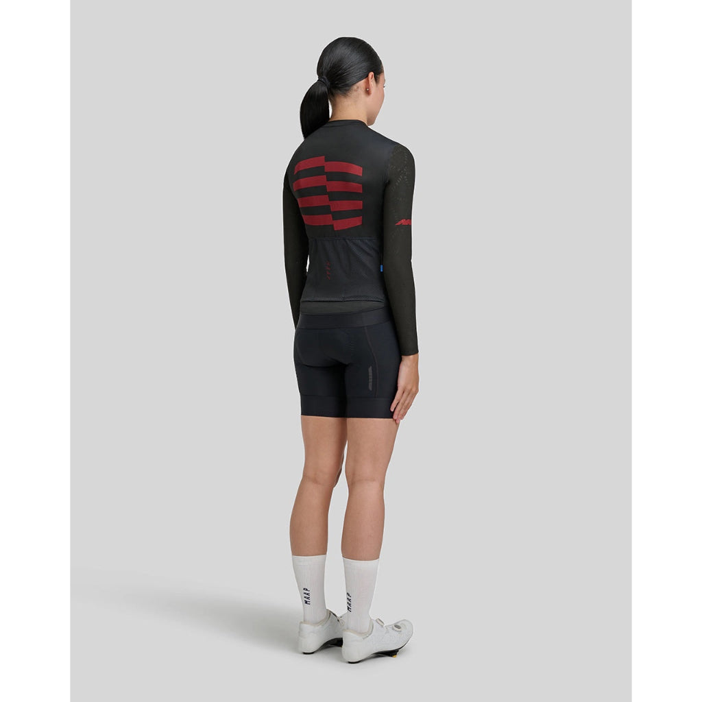 MAAP Women's Sphere Pro Hex LS Jersey 2.0 Black