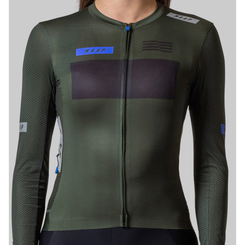 MAAP Women's System Pro Air LS Jersey BRONZE GREEN