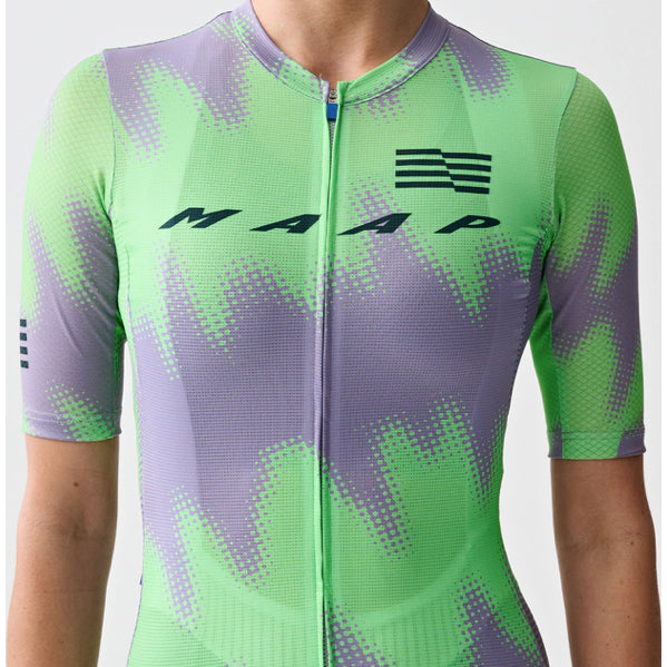 MAAP Women's LPW Pro Air Jersey 2.0 Purple Ash/Aqua Green