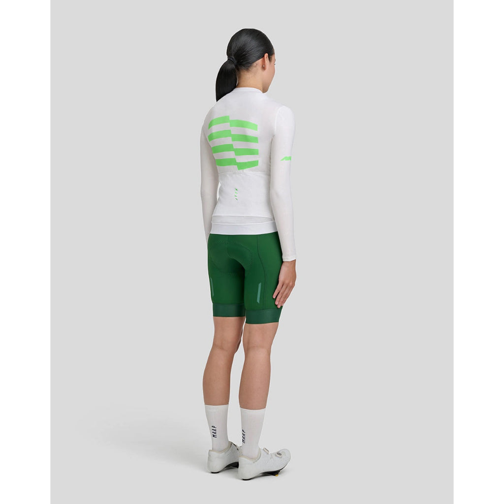 MAAP Women's Sphere Pro Hex LS Jersey 2.0 White