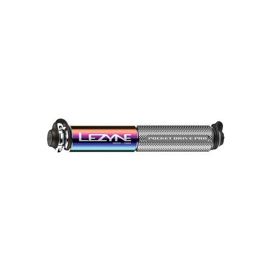 Lezyne Pocket Drive PRO Bicycle Hand Pump : Neo-Metallic/Black