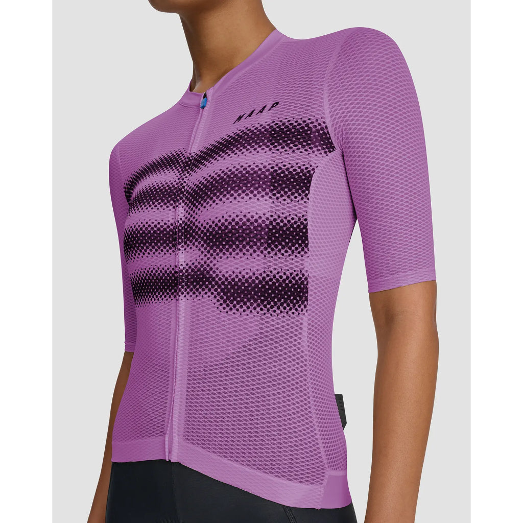 MAAP Women's Blurred Out Ultralight Jersey Plum