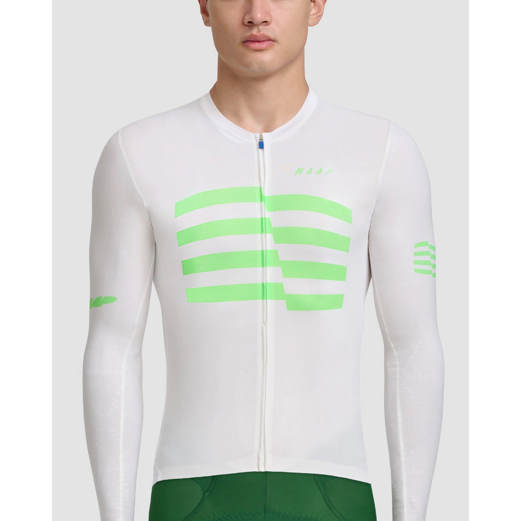 MAAP Sphere Pro Hex LS Jersey 2.0 White