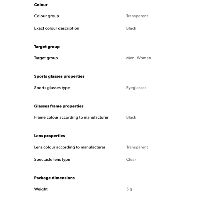 REACT CORRECTIVE LENS ADAPTER - RX ADAPTER