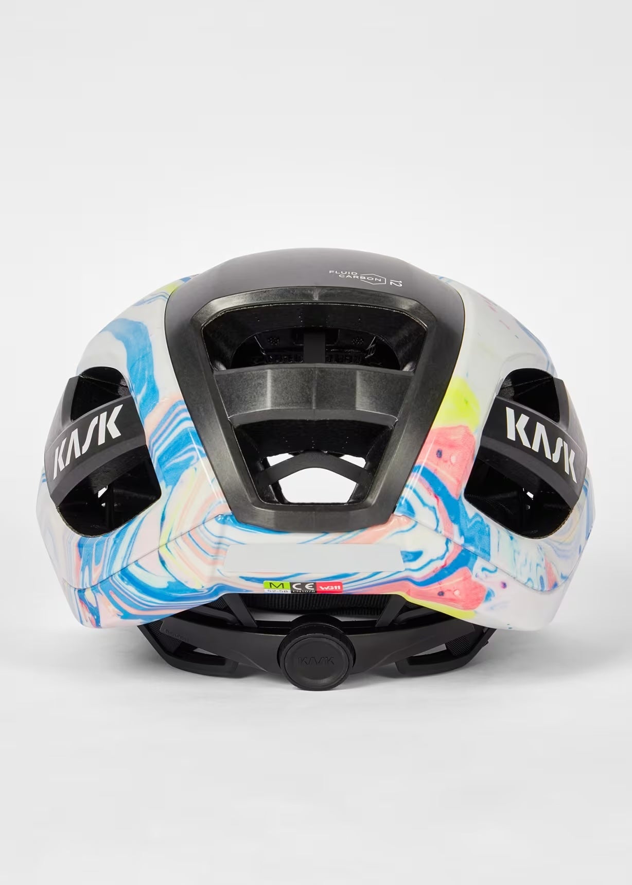 Paul Smith + Kask White 'Marble Inks' Elemento Cycling Helmet (PRE-ORDER)