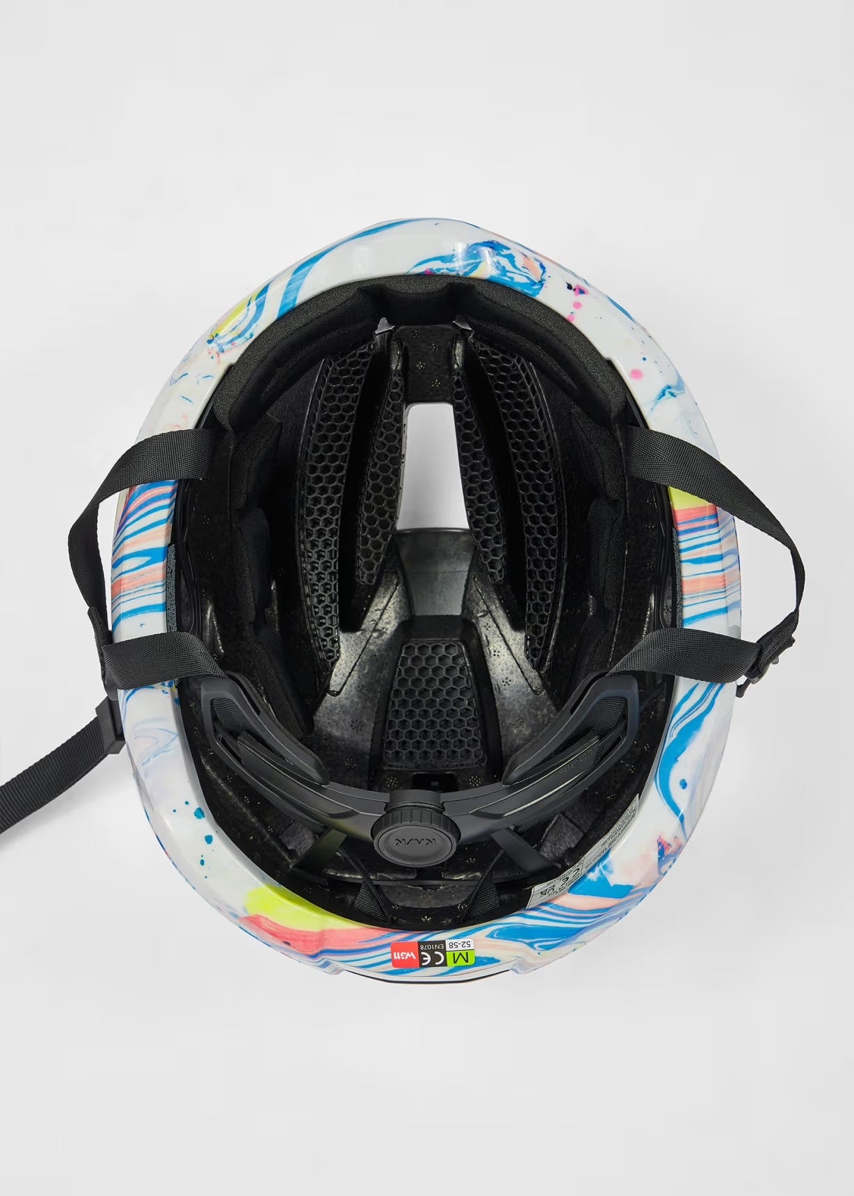 Paul Smith + Kask White 'Marble Inks' Elemento Cycling Helmet (PRE-ORDER)