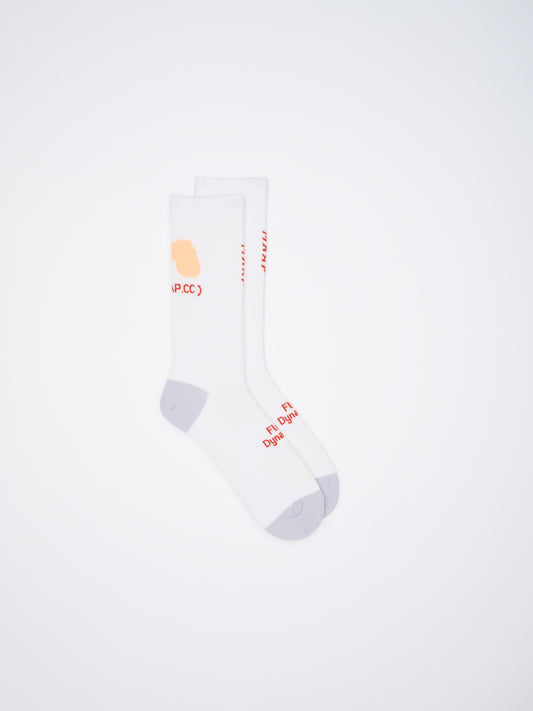 MAAP Strata Team Sock WHITE/SORBET