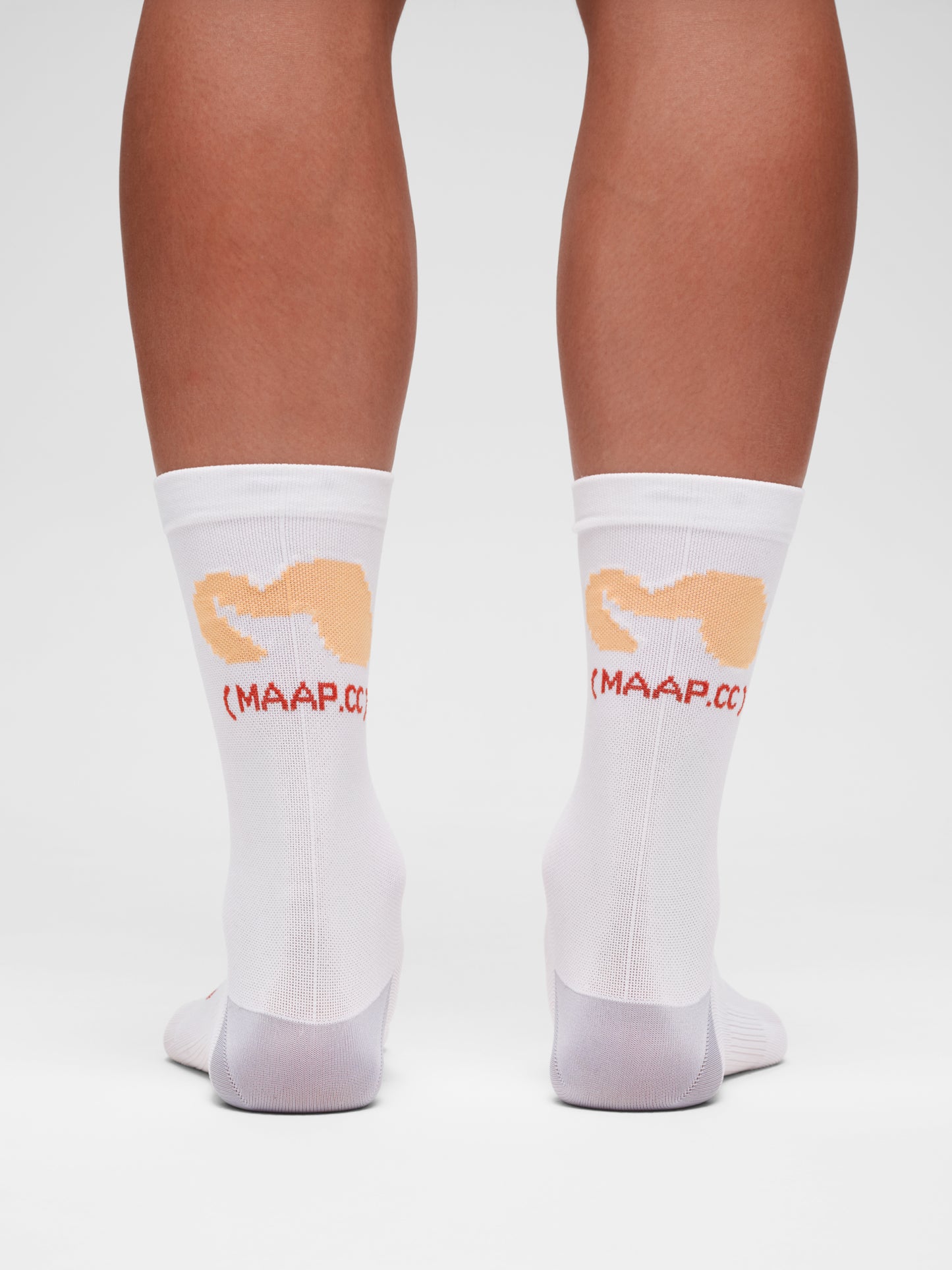 MAAP Strata Team Sock WHITE/SORBET