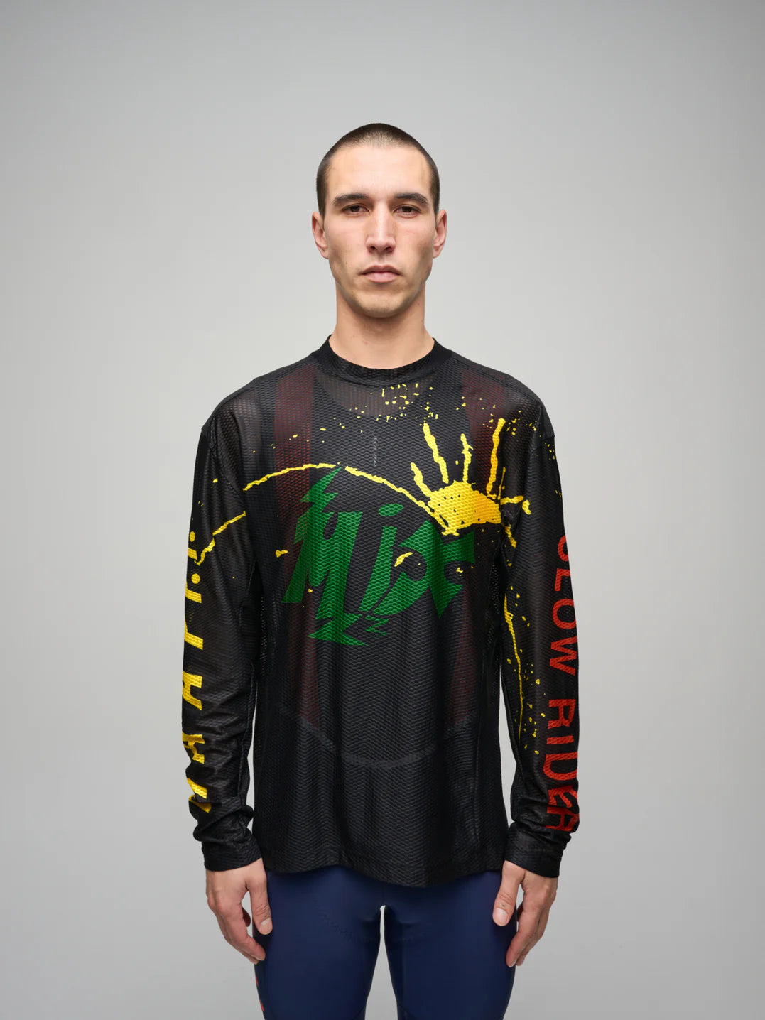 MAAP + PUBLIC POSSESSION LS Mesh Tee Black
