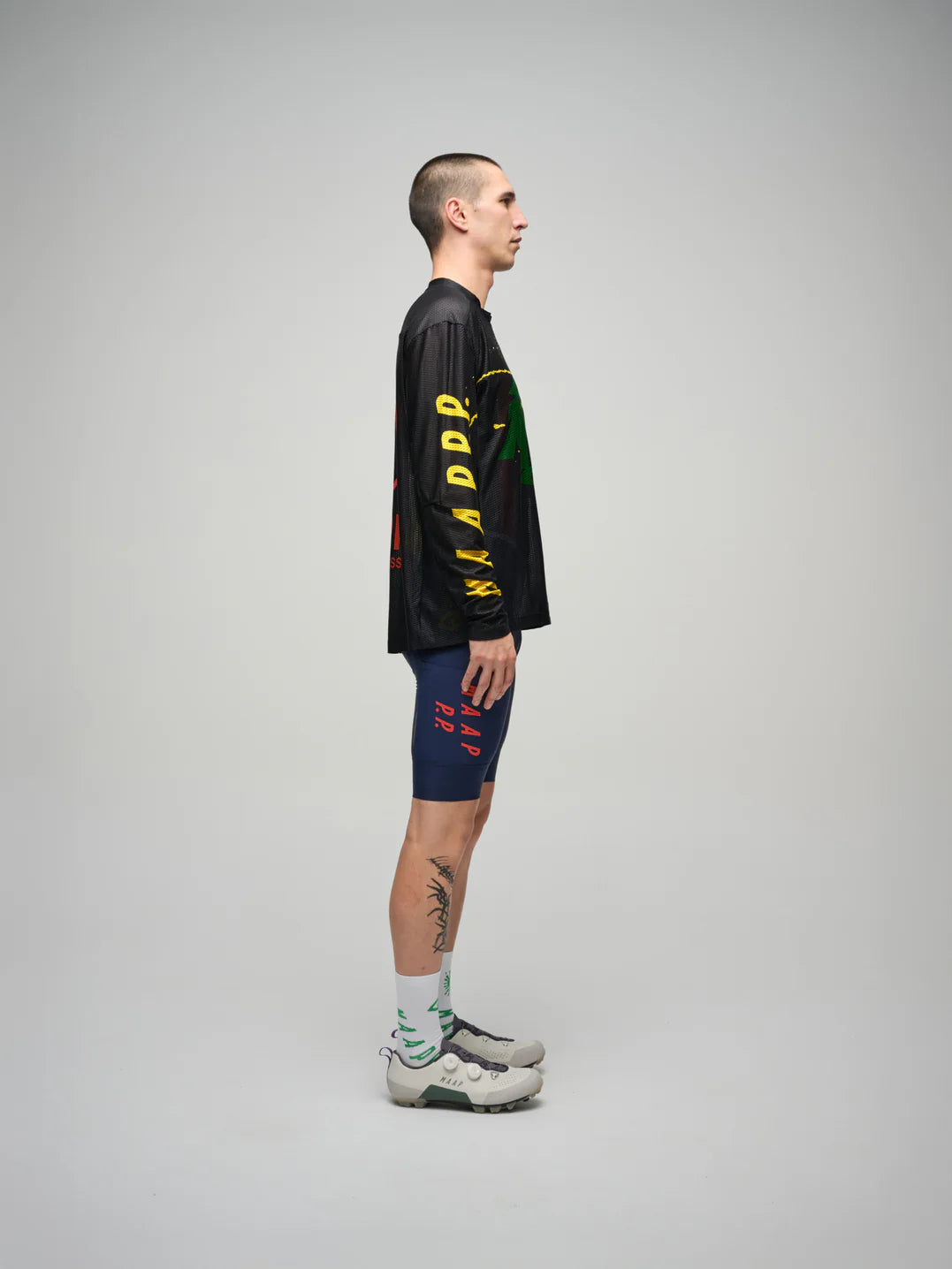MAAP + PUBLIC POSSESSION LS Mesh Tee Black
