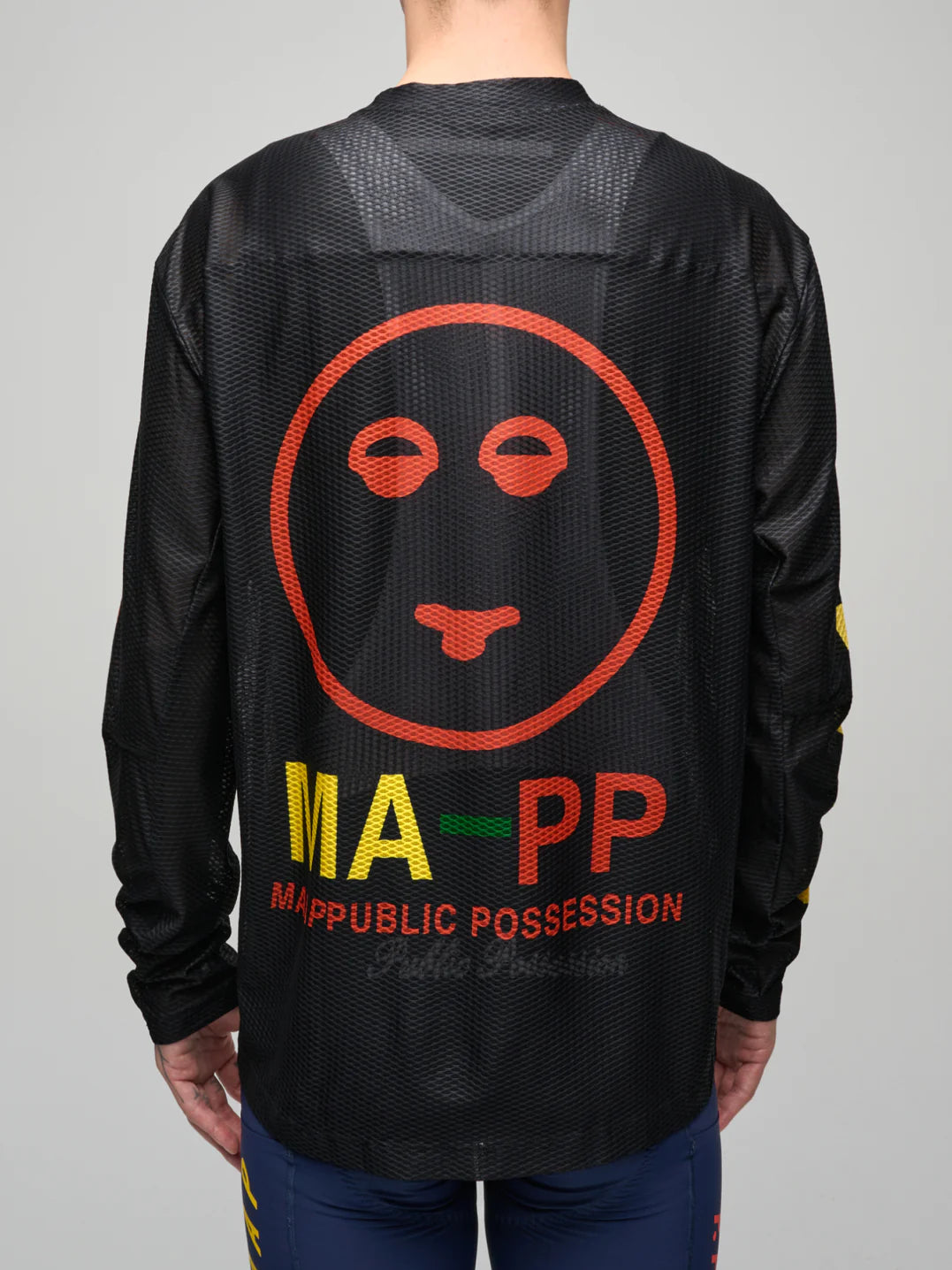 MAAP + PUBLIC POSSESSION LS Mesh Tee Black