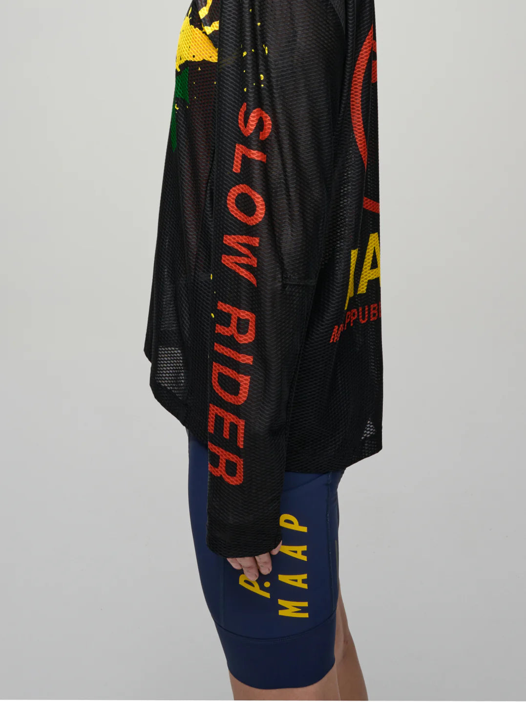 MAAP + PUBLIC POSSESSION LS Mesh Tee Black