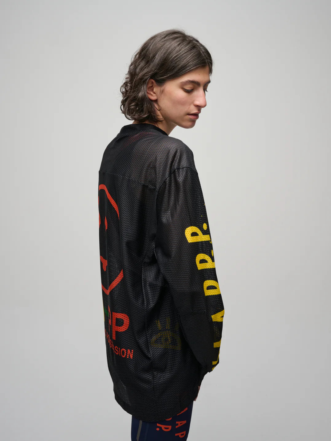 MAAP + PUBLIC POSSESSION LS Mesh Tee Black