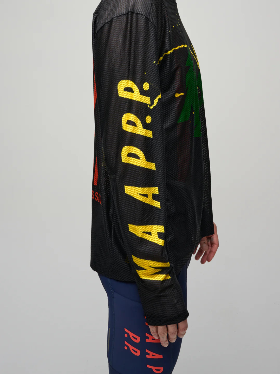 MAAP + PUBLIC POSSESSION LS Mesh Tee Black