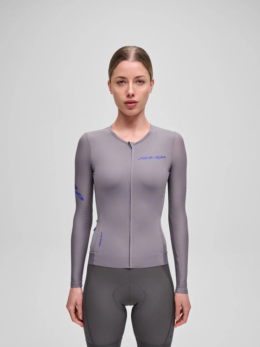 MAAP Women Pro Emerge LS Jersey Anthracite