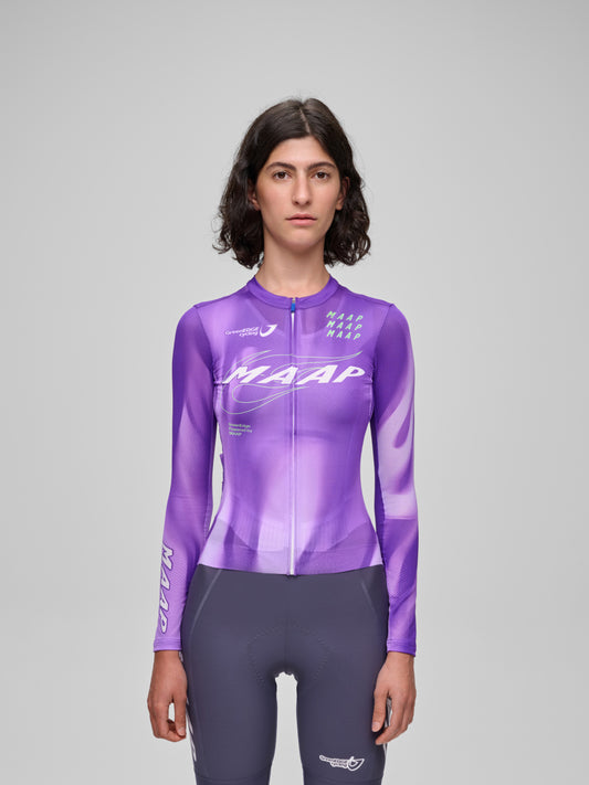 MAAP Women's WorldTour 26 Pro Air LS Jersey 3.0 ELECTRIC PURPLE