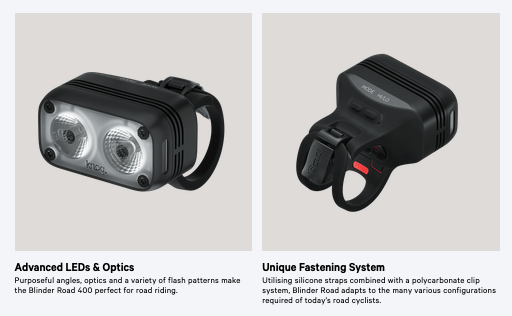 KNOG Blinder Road 400 & Blinder Mini Square Light Set