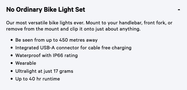 KNOG Plus Bike Light Twinpack