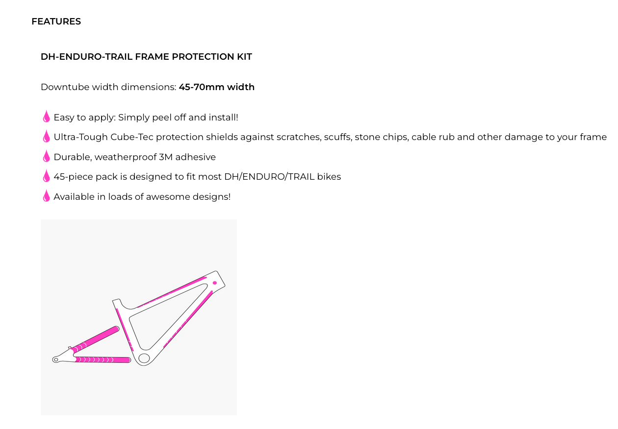 MUC-OFF Frame Protection Kit Bolt