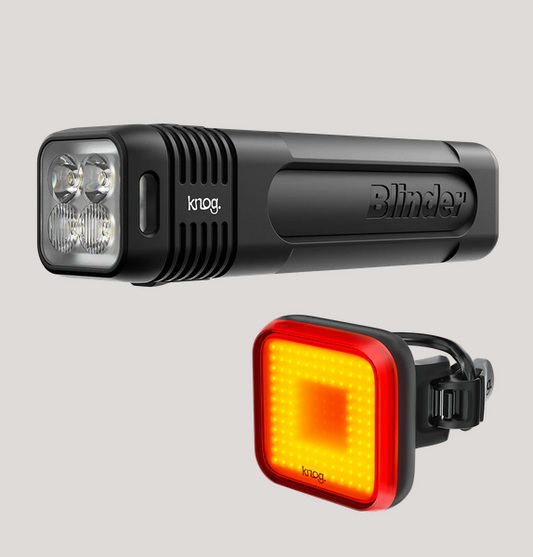 KNOG Blinder 900 & Blinder Square Rear Bike Light Set