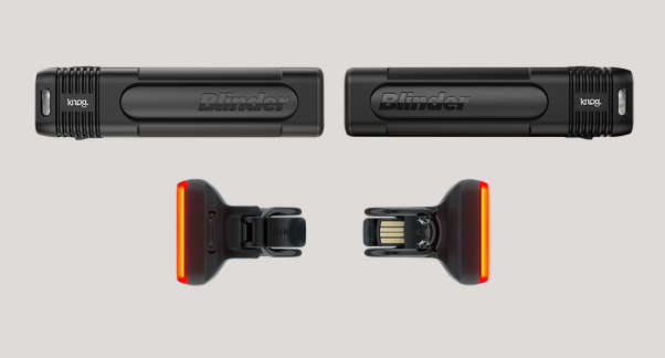 KNOG Blinder 900 & Blinder Square Rear Bike Light Set