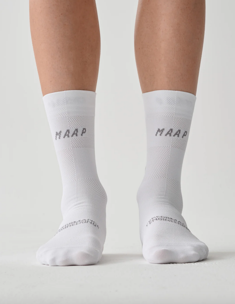 MAAP Blur Cycling Sock White