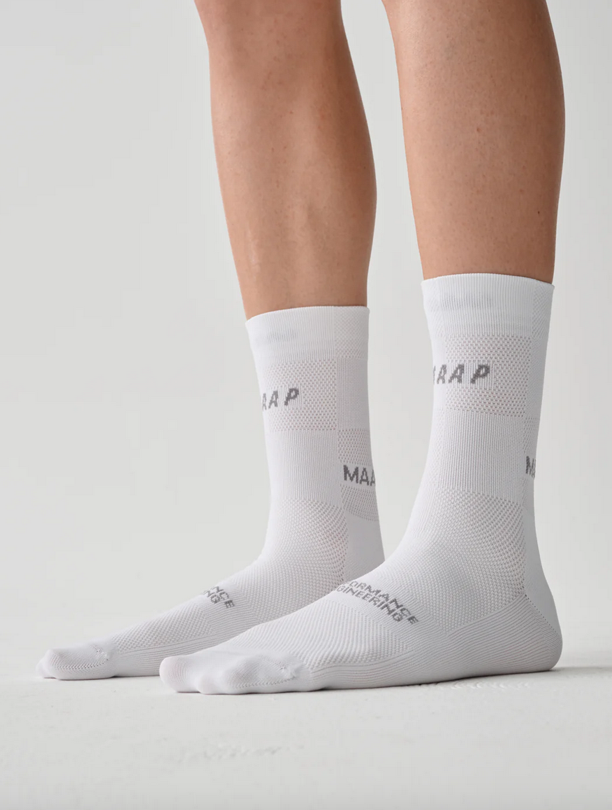 MAAP Blur Cycling Sock White
