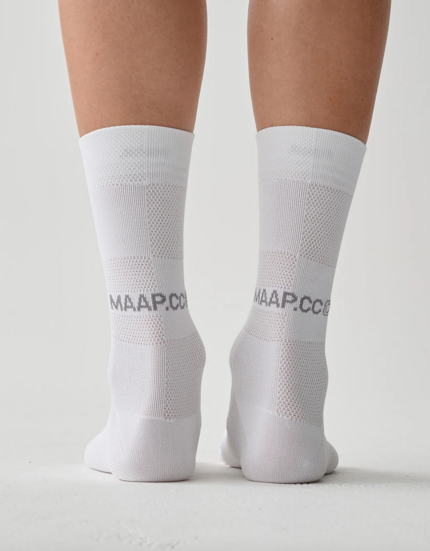 MAAP Blur Cycling Sock White