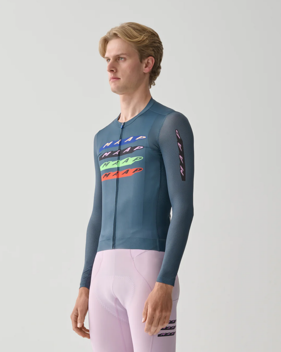 MAAP Evade X Pro Air LS Jersey 3.0 Uniform Blue