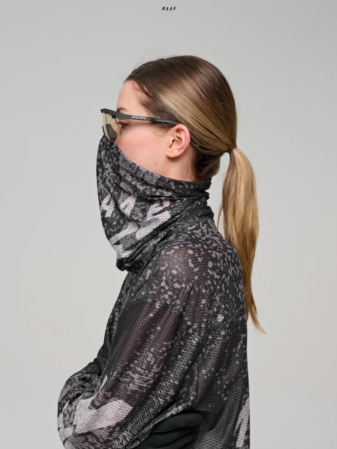 MAAP Alt_Road Air Mesh Neck Screen Silver/Black