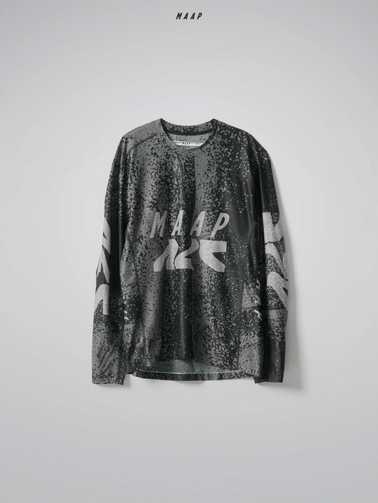 MAAP Alt_Road Mesh LS Tee Silver/Black
