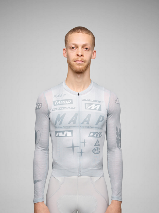 MAAP Drome Pro Air LS Jersey 3.0 Ice Grey