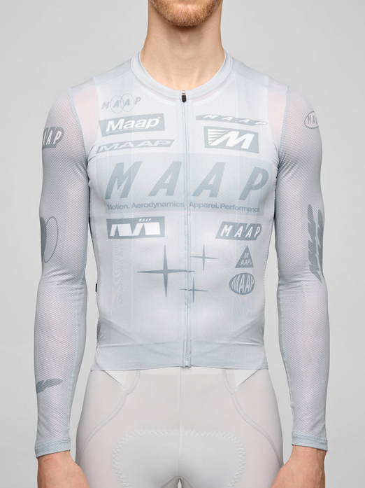 MAAP Drome Pro Air LS Jersey 3.0 Ice Grey