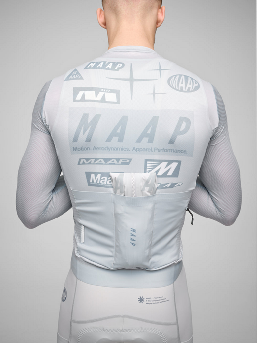 MAAP Drome Pro Air LS Jersey 3.0 Ice Grey