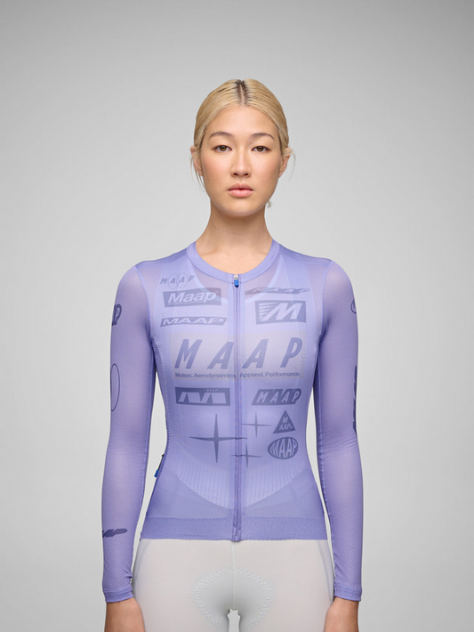 MAAP Women's Drome Pro Air LS Jersey 3.0 Lavender
