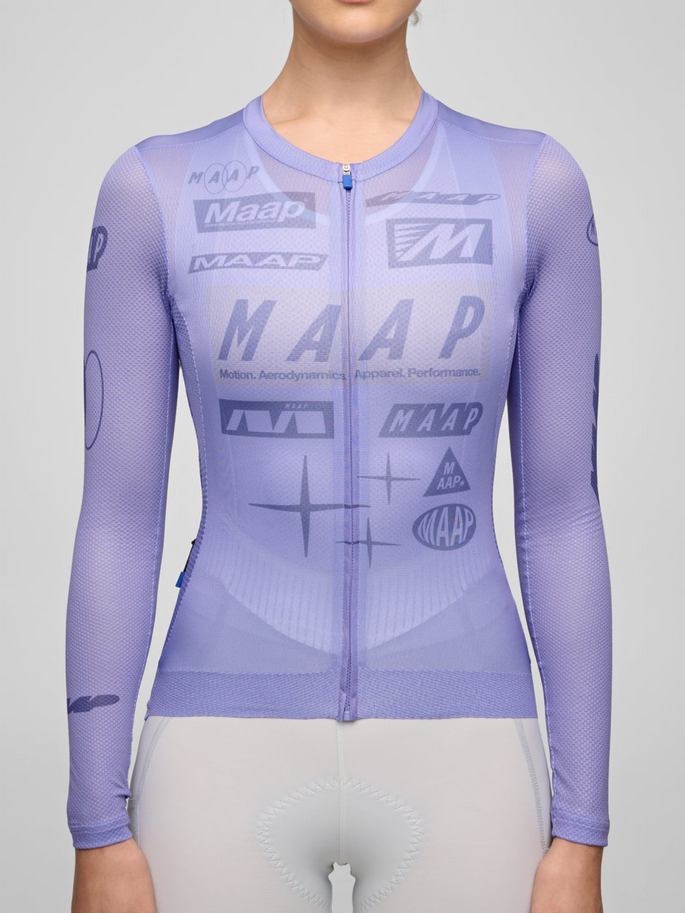 MAAP Women's Drome Pro Air LS Jersey 3.0 Lavender