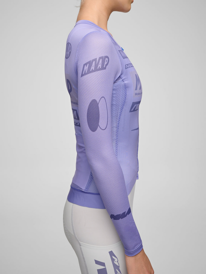 MAAP Women's Drome Pro Air LS Jersey 3.0 Lavender
