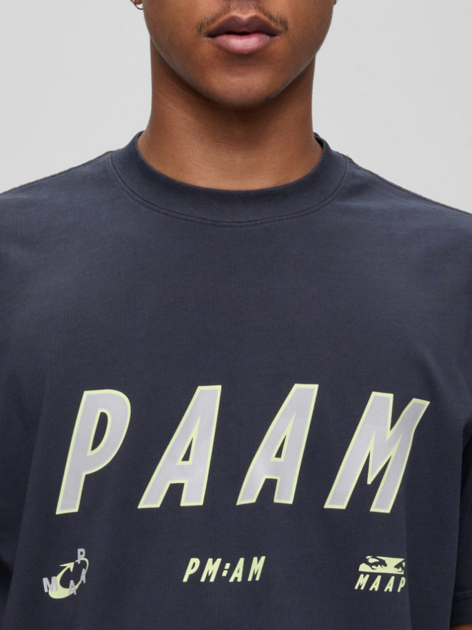 MAAP x P.A.M. Tee Black/Glow Lime